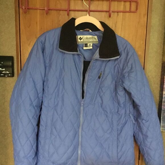NWOT. Columbia BrandWomen’s Size Small Powder Blue Vertex Puffy Coat - Picture 3 of 9